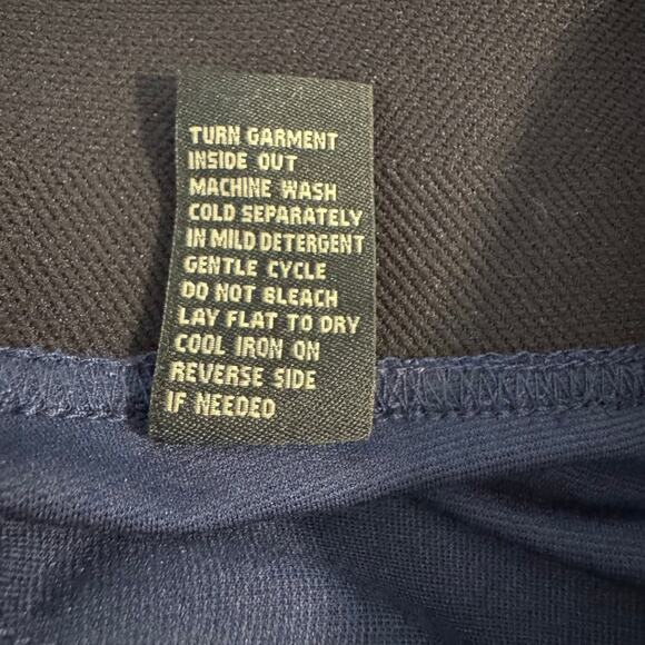 DG2 Navy Pull On Flare Pants Size XL Stretch Trousers - Picture 5 of 5